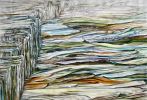 'Kent Cliffs' | Oil And Acrylic Painting in Paintings by Sangeeta Sagar. Item composed of paper in contemporary or modern style