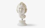 Eros Bust No:2 Made with Compressed Marble Powder | Sculptures by LAGU. Item made of marble