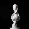 The Clef - Language of the Spirit | Sculptures by Qissa | Meraj Ali Choudhari. Item made of marble compatible with minimalism and contemporary style