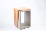 Blossom | Side Table in Tables by Curly Woods. Item made of oak wood with concrete