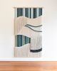 FLOW - ocean #3 | Macrame Wall Hanging in Wall Hangings by Tamar Samplonius. Item made of cotton & fiber compatible with boho and contemporary style