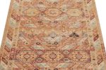 Distressed runner in Orange, Gold & Red Tribal pattern | Area Rug in Rugs by Rug and Kilim