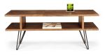 Zuma solid walnut modern coffee table | Tables by Modwerks Furniture Design. Item made of walnut compatible with minimalism and mid century modern style