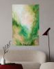 Speranza - Abstract green nature painting | Oil And Acrylic Painting in Paintings by Jennifer Baker Fine Art. Item composed of canvas in contemporary style