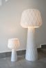 Diamond Grid Floor Light 160 White | Floor Lamp in Lamps by ADAMLAMP. Item composed of synthetic in minimalism or contemporary style