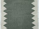 Handwoven Wool Green Stair Runner | Runner Rug in Rugs by Evergreen Carpets. Item composed of wool compatible with boho and minimalism style