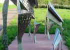 Gyr Family Cycle | Sculptures by Perci Chester | Aerofab Inc in Blaine. Item made of steel