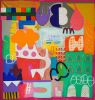 Tears of Joy | Mixed Media by Paula Saslow, Copper Rose Art. Item composed of canvas in contemporary or industrial style
