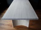 Ruby Table | Dining Table in Tables by Oxford Street Furniture | Private Residence | Philadelphia, PA in Philadelphia. Item composed of walnut and brass