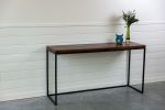 Bastogne Walnut Live Edge Resin Console Table | Resin Desk | | Tables by SAW Live Edge. Item composed of walnut and synthetic