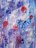 The touch of blue roses | Oil And Acrylic Painting in Paintings by Elena Parau. Item composed of canvas in boho or contemporary style