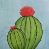 Red Bloom | Mixed Media by Laila Vazquez. Item composed of paper & fiber compatible with boho and minimalism style