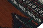 Vintage Afghan Baluch Kilim Scatter Rug, with Geometric | Area Rug in Rugs by Rug and Kilim