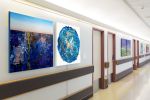 Gold Shafted Earth | Oil And Acrylic Painting in Paintings by Catherine Twomey | Mission Hospital in Asheville. Item composed of wood & synthetic