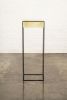 Side Table in Parchment and Metal by Costantini, Marcello | Tables by Costantini Design. Item made of metal