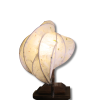 Zarreh | Lighting by Niksa Design. Item composed of wood and paper in boho or japandi style