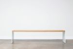 Minimalist Bench | Benches & Ottomans by Wake the Tree Furniture Co. Item made of wood with aluminum works with minimalism & mid century modern style