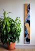 "Her Klimt", Original Abstract Oil Painting | Oil And Acrylic Painting in Paintings by Lucy Corwin. Item composed of canvas and synthetic