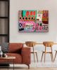 In the Heart of the City | Mixed Media by Paula Saslow, Copper Rose Art. Item made of canvas compatible with contemporary and urban style