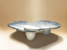 Caracole Center Table | Coffee Table in Tables by Dovain Studio. Item made of marble
