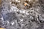 KENECT - WORD COLLAGE | Murals by Nathan Brown | Kenect Nashville in Nashville