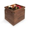 Zuma solid walnut open storage box | Storage Bin in Storage by Modwerks Furniture Design. Item made of walnut works with minimalism & mid century modern style