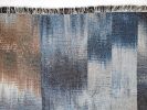 Indigo Reflection - Jacquard Woven Throw Blanket | Linens & Bedding by Jessie Bloom. Item composed of cotton in boho or contemporary style
