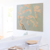 cerezos | Oil And Acrylic Painting in Paintings by Cecilia Arrospide. Item made of canvas compatible with modern style