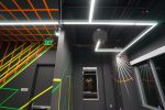 Neon Game Room | Wall Treatments by ANTLRE - Hannah Sitzer | Google Java in Sunnyvale