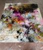 What can be seen beyond the lines | Oil And Acrylic Painting in Paintings by Viktoria Ganhao. Item made of linen works with contemporary & modern style