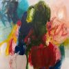 Terrain Study VII | Oil And Acrylic Painting in Paintings by Elisa Gomez Art. Item composed of canvas in contemporary or eclectic & maximalism style