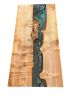 Exotic Maple Burl Emerald Green Coffee Table | Tables by Southern River Tables. Item composed of maple wood