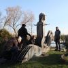 Outdoor Sculpture | Public Sculptures by Alex Lidagovsky | Riviera Riverside Yacht Club in Kyiv. Item made of steel