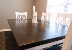 Farmhouse Dining table | Tables by Clines Crafted Woodworking LLC. Item composed of wood