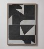 "Vector Point No. 2" - Modern Geometric Painting | Oil And Acrylic Painting in Paintings by ART + ALCHEMY By Nicolette Atelier. Item made of canvas works with minimalism & mid century modern style