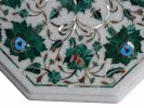white marble table, coffee table, end table, tabletop | Tables by Innovative Home Decors. Item made of marble works with country & farmhouse & art deco style