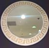 Greek Pattern Maeander mirror gold all hand painted | Decorative Objects by ultimate European. Item composed of glass compatible with mid century modern and contemporary style