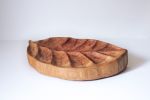 Leaf Tray II | Black Cherry | Sculptures by Indwell