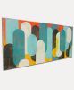 Traffic sunny & blue landscape | Oil And Acrylic Painting in Paintings by Ronald Hunter. Item made of canvas with synthetic