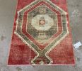 Vintage Turkish Rug Pair  | 2.10 x 10.5 | Area Rug in Rugs by Wool and Rug. Item made of wool works with boho & country & farmhouse style