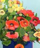 Sur mon balcon | Mixed Media by Marielle Robichaud. Item made of wood & fabric