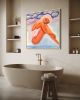 Merde Five | Oil And Acrylic Painting in Paintings by Amy Straley. Item made of canvas compatible with boho and contemporary style