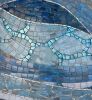 Shades of blue - mosaic wall art | Art & Wall Decor by Julia Gorbunova. Item made of glass works with contemporary style