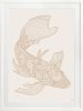 Lucky Fish - Koi & Kei - Light - Framed Art | Prints by Patricia Braune. Item made of paper