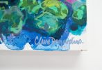 My Best Friend's Geraniums | Oil And Acrylic Painting in Paintings by Claire Desjardins. Item composed of canvas and synthetic