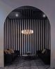 Contemporary "Art-Déco Rainy Day" Chandelier in Handmade Limoges Porcelain | Chandeliers by Beau&Bien