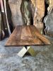 Custom Walnut Wooden Table - Walnut Conference Table | Dining Table in Tables by Tinella Collection. Item composed of walnut in boho or minimalism style