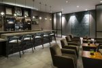 Tartan Marble Wall Covering | Tiles by Lithos Design | AC Hotel by Marriott Boston Cleveland Circle in Boston. Item composed of marble