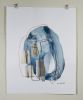 Balancing Act Works on Paper | Mixed Media by Cat Huss. Item made of synthetic