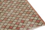Vintage Zeki Müren runner in Beige-Brown Geometric Pattern | Area Rug in Rugs by Rug and Kilim